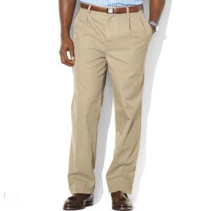 New! Polo Ralph Lauren The Hammond Pant Kaki Tan Cotton Men Pant Size 36/30